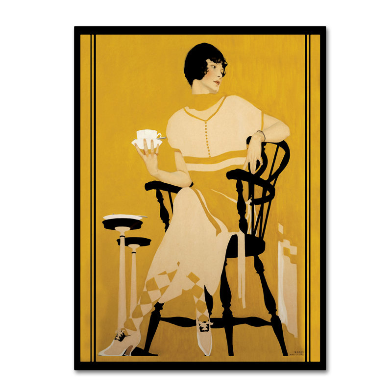 « mode femme 29 », reproduction d’impression sur toile tendue, H 19 po x l 14 po