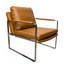 16.5'' H Faux Leather Upholstered Armchair-1607474630-1607474631