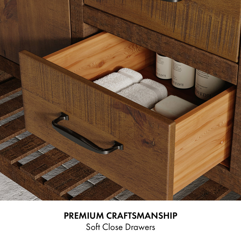 Farmhouse 84" Double Bathroom Vanity