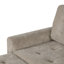 Canapé-lit escamotable en forme de L 82,6 po avec roulettes, ports USB, prises de courant pour le salon-1531440295
