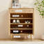 Rangement pour chaussures en bois massif Burlywood