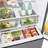 Samsung Stainless Steel Kitchen Package with Samsung 26 cu. ft. Mega Capacity Counter Depth 3-Door French Door Refrigerator with Electric Range-110869573-110869578