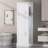 Tall Bathroom Storage Cabinet, Freestanding with Adjustable Shelf & Hook, Soft-Close Doors, MDF Board-1484345670