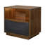 Kayner 1-Drawer Nightstand With LED Lights - Charcoal