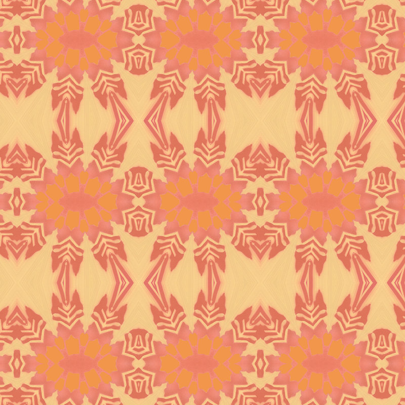 Artemis  | Tropical Botanical Wallpaper Double Roll, Yellow/Red