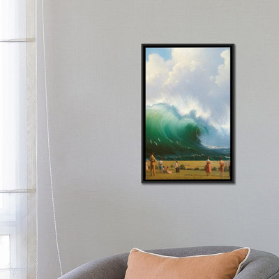 «Stay Calm», reproduction d'art sur toile encadrée