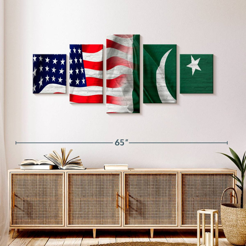 États-Unis et le Pakistan Abra, H 24 po x l 55 po