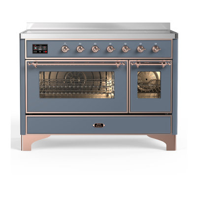 ILVE Majestic III Series 48 in. Induction Range with 6 Induction Elements (Glass Door)
