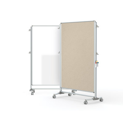 Nexus Freestanding Porcelain Bulletin Board