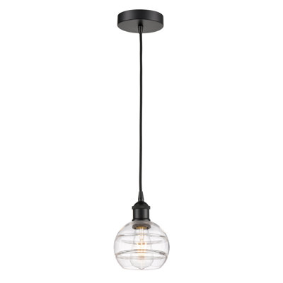 Luminaire suspendu 1 lumière Edison Bienes-616-G556