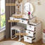 Daesy Dressing Table with Mirror