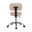 Tabouret pivotant médical à roulettes Fea, siège rembourré rond, dossier bas-117561264
