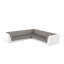 Pixel 119.25" Wide Outdoor U-Shaped Patio Sectional with Cushions-1259153156-1259153165