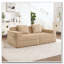Causeuse modulaire à 2 places sans siège, canapé modulaire Cloud avec assise profonde-75521656