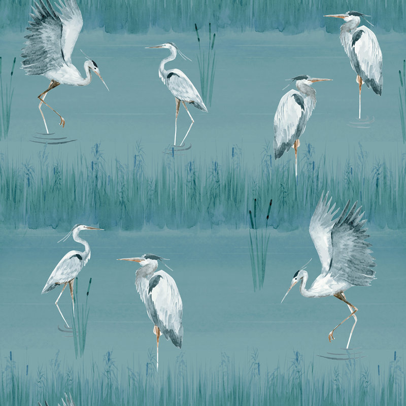 Papier peint Gerald Blue Heron River