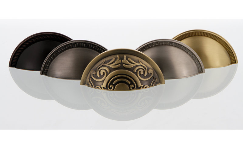 Rope 3" Center to Center Cup/Bin Pull, Timeless Bronze
