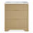 30" Modern Farmhouse Bathroom Vanity with Ceramic Sink, Freestanding Vanity Cabinet with 2 Drawers & 1 Flip-Down Drawer, Fluted Bathroom Storage Combo Set, Natural-125499284-125499282