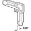 Cadre de moustiquaire 3/4 po x 7/16 po, plastique-70043843