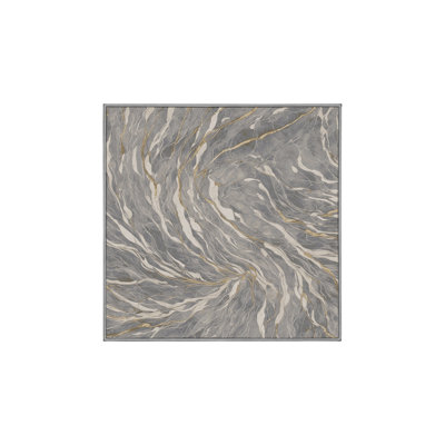 Machine Washable Gray Area Rug