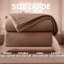 Fairmont Park Solid Color Lightweight, Warm Breathable, Soft Sherpa Fleece Blanket-146849755-146849744