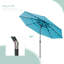 Parasol de marché lumineux 120,1 po Rudalph-1105345680