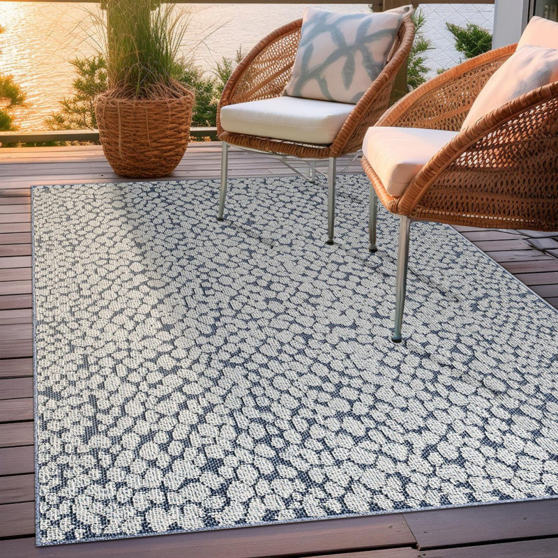 Gurjot Indoor/Outdoor Area Rug, Rectangle 7'10" x 10'