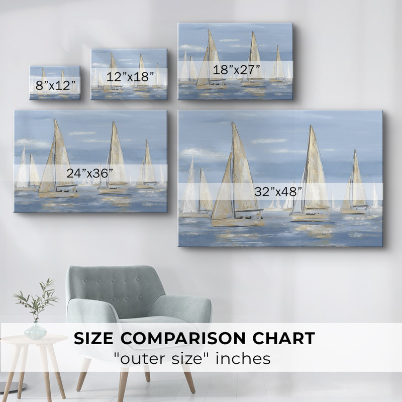 Nautical Series-V - Cavas enveloppés de galerie, 40 x 60