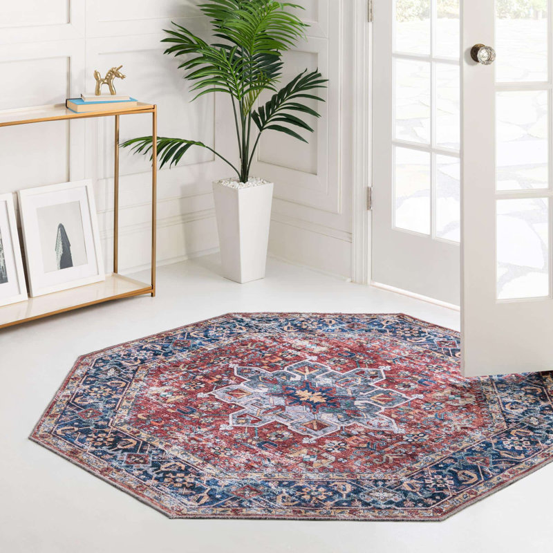Nolie Oriental Indoor Rug, Octagon 7'10" x 7'10"