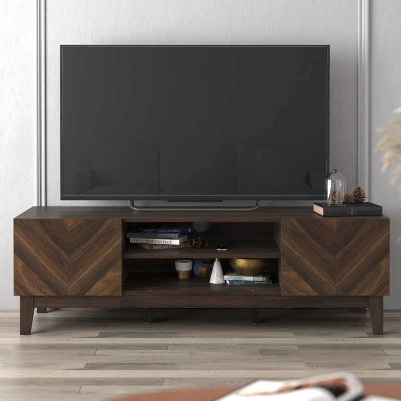 Cartwright Hanwell TV Stand for TVs up to 65", Royal Walnut