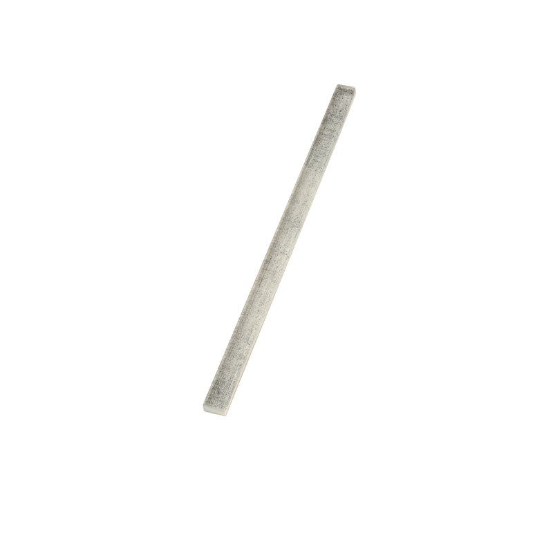 Montana 12" x 0.6" Glass Pencil Liner Tile Trim, Light Gray