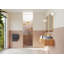 Halo 34.25 in. x 78 in. Frameless Glass Hinge Shower Door-296637623