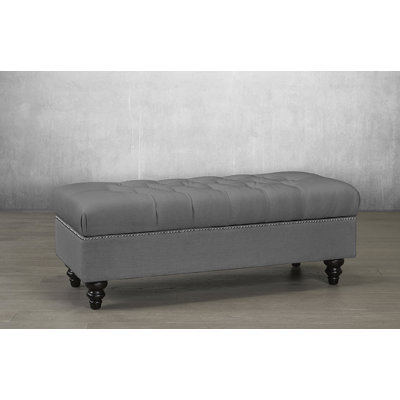 Banc de rangement en faux cuir Lockwood