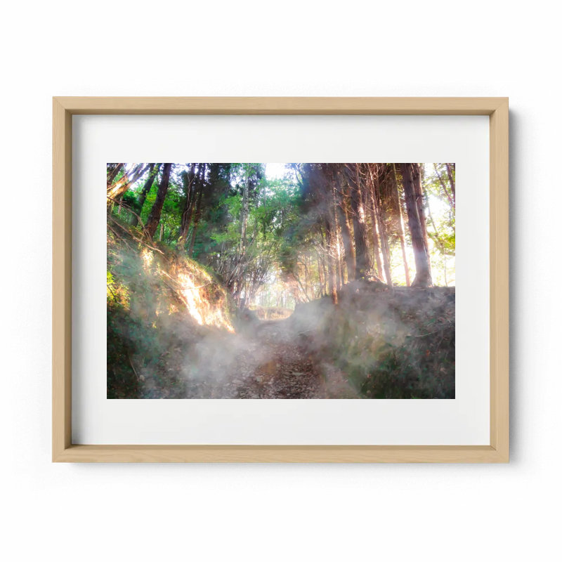 Into The Mystic Print by Joseph Regan, 26" H x 36" W x 0.75" D, Natural
