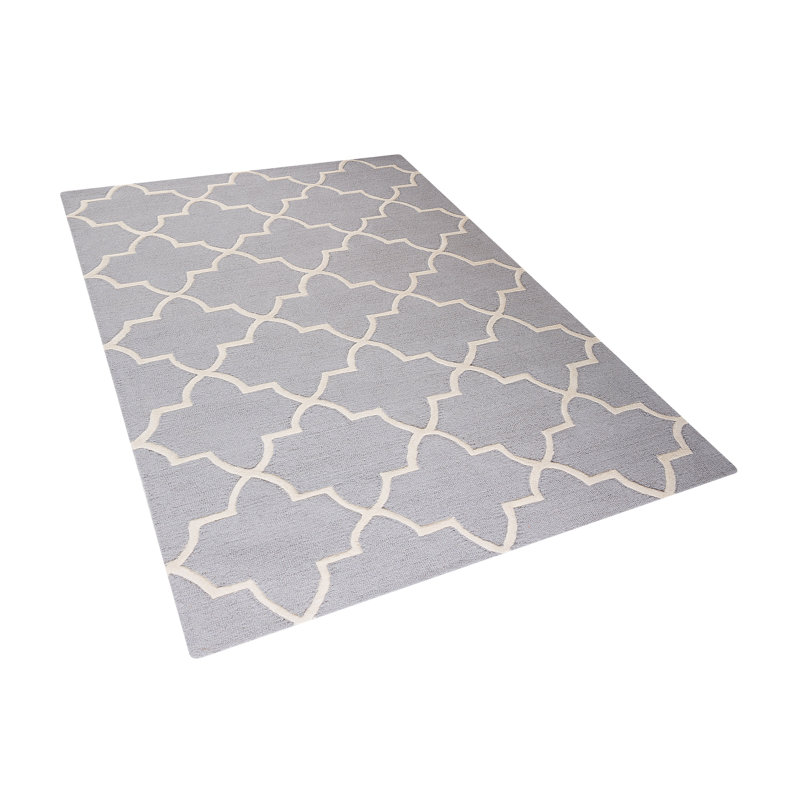 Jalyn Geometric Wool Hand Woven Area Rug, Rectangle 200 x 300cm
