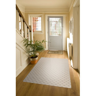 Imagine Canova Lattice Silvery Blue Area Rug