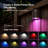 RGBCW Low Voltage LED Deck Lights, 12-24V AC/DC, CRI 90, Anti-Glare Step Railing Light, Downward Fence Light-130515290