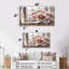 Kenya - pivoines - art mural traditionnel-1026892003-1026892006