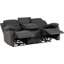 5 Seater Faux Leather Electric Reclining Sofa-831389378
