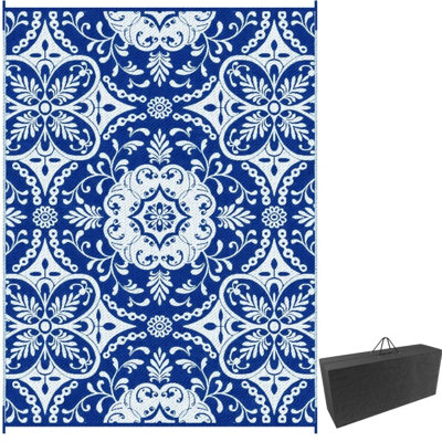 Tapis durables et réversibles de style portatif et polyvalent pour l'extérieur moderne