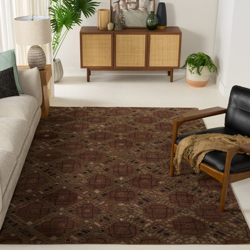 Tapis en laine noué à la main Castillian