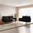 Ilenas 70" Faux Leather Square Arm Sofa-1996175220