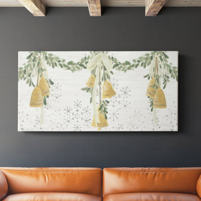 Collection de guirlande D - Weathered Aspen Wreath - toile tendue avec châssis - prête à être accrochée