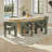 Lange Mid-Century Modern 101" Double Pedestal Dining Table - Natural-1940937981
