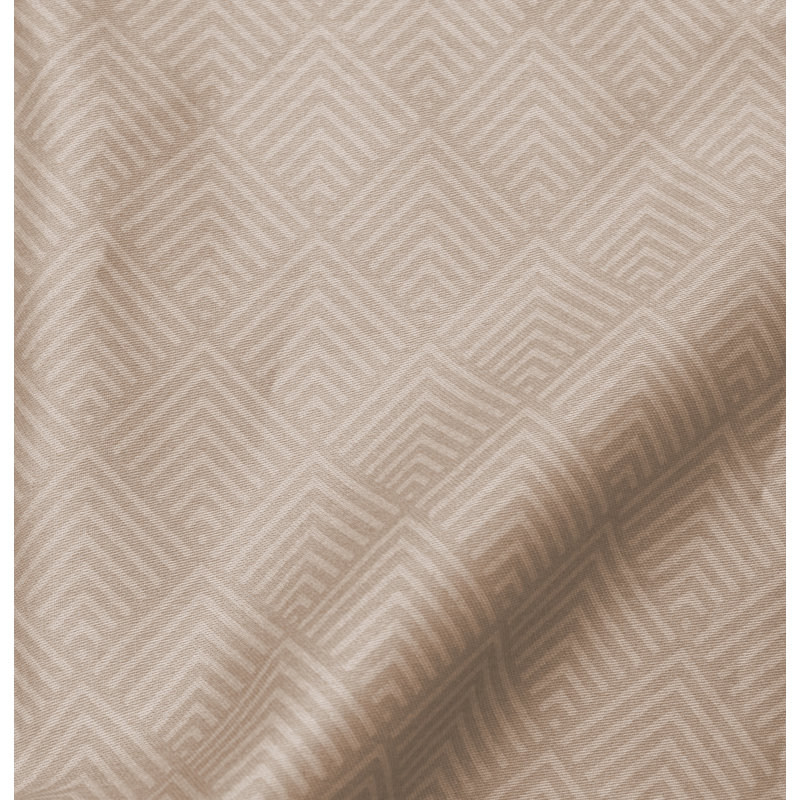 Ardingly Cotton 200 TC Duvet Cover Set, 240 x 200 cm - 2 Pillowcases (80 x 80 cm), Taupe