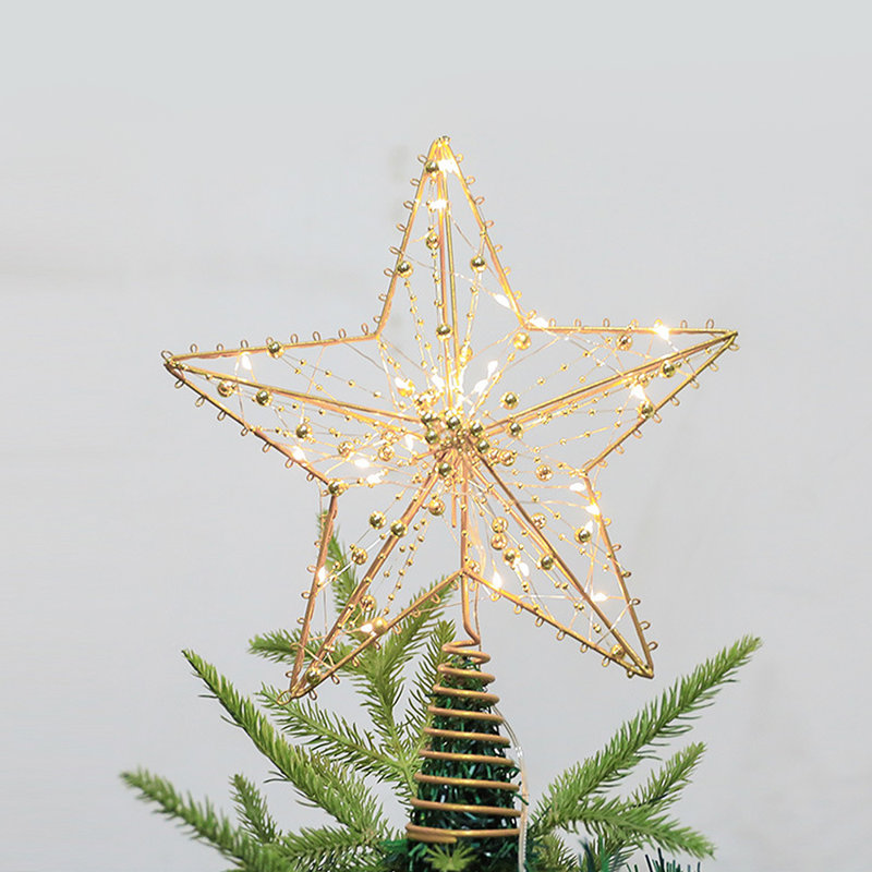 25cm Metal Other Lighted Tree Topper