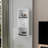 White Wall Cabinet With One Door-1863468713