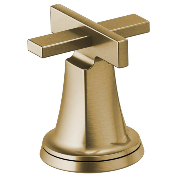 Levoir® Roman Tub Faucet with Handshower Less Handles, Luxe Gold, Cross