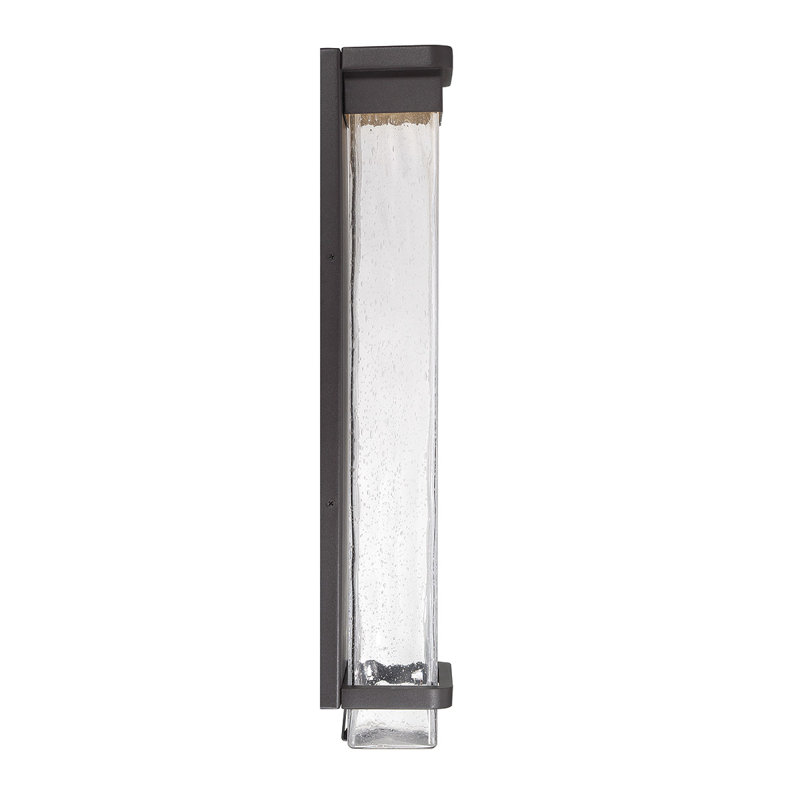 Vitrine LED Outdoor Flush Mount, Bronze, 16" H x 6.5" W x 4" D