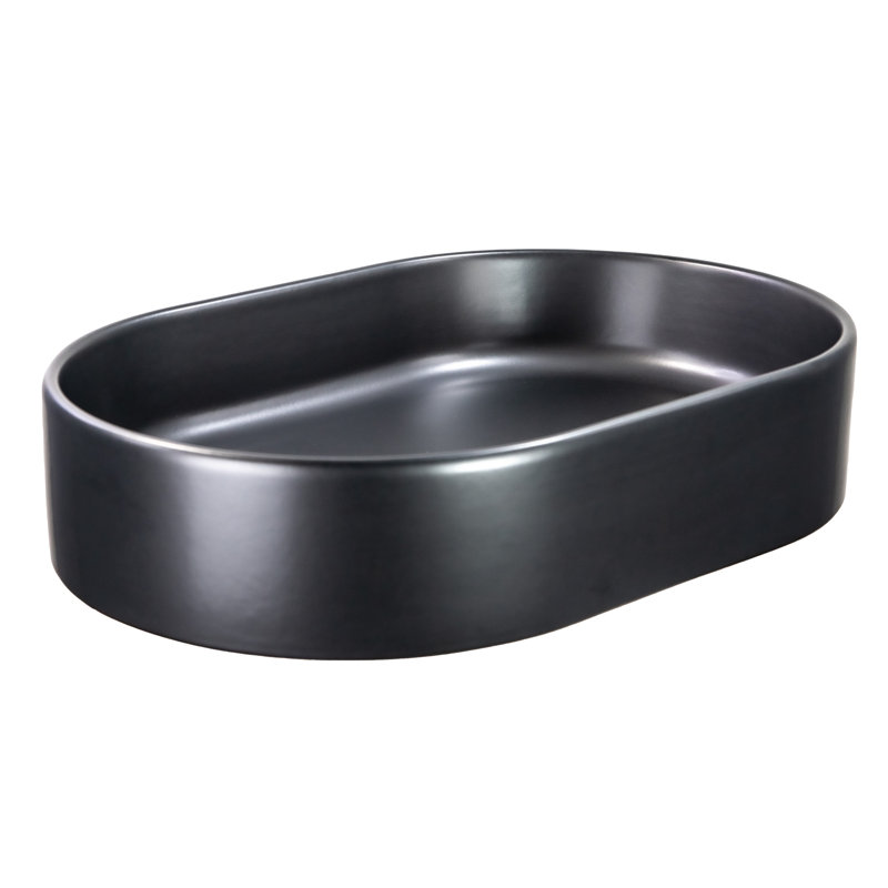 Regatta 23.75'' L Bathroom Sink, Matte Black
