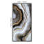 Art mural noir et doré abstrait pour chambre à coucher, art sur toile 20 po x 40 po, peint à la main avec un décor unique et imperméable, textures riches, toile, prêt à accrocher